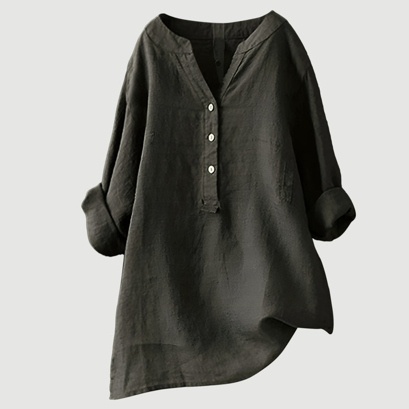 Zarina Women's Linen Blouse – Comfortable, Light & Airy