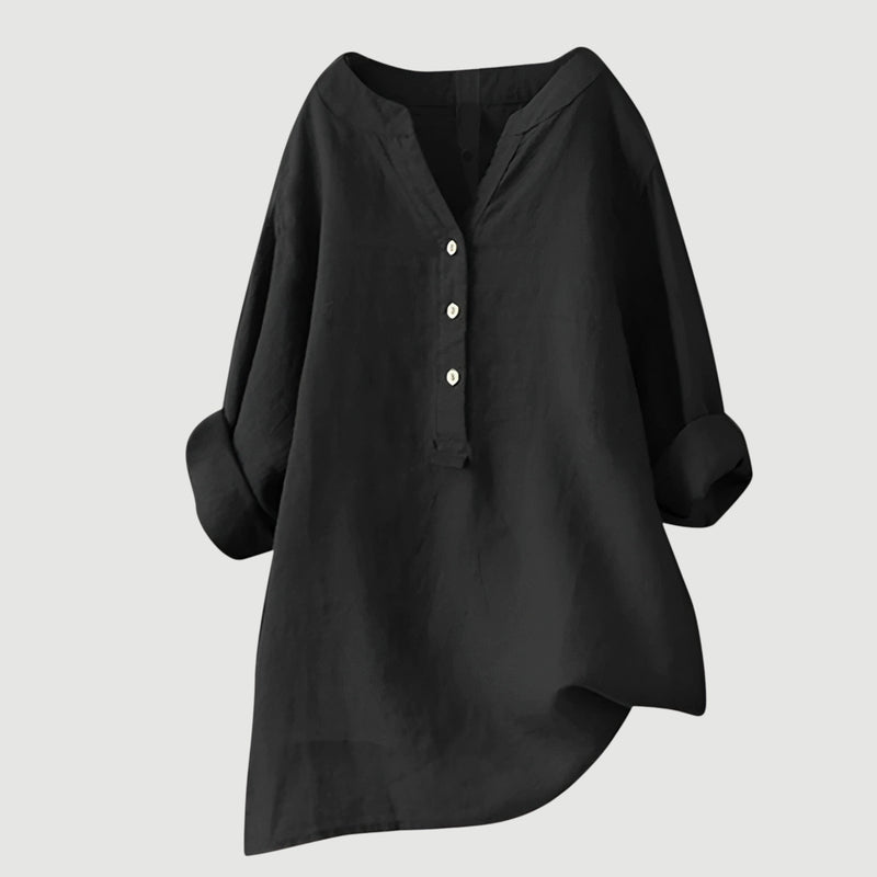 Zarina Women's Linen Blouse – Comfortable, Light & Airy