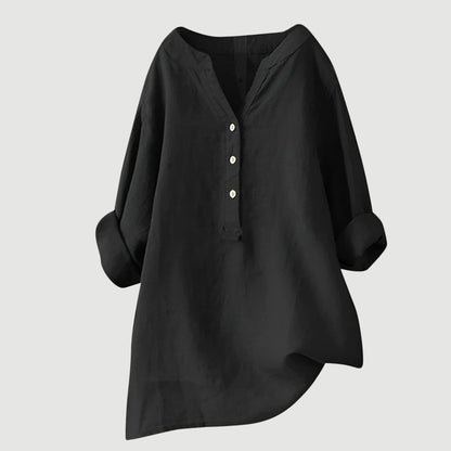 Zarina Women's Linen Blouse – Comfortable, Light & Airy