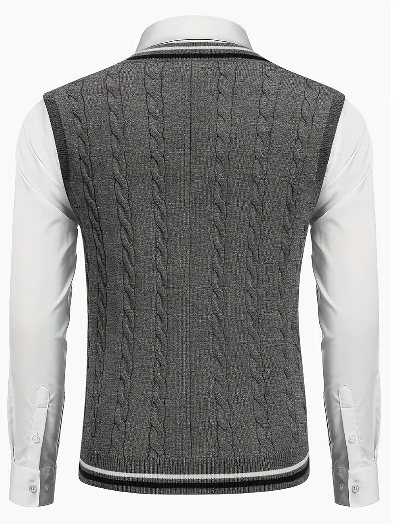 Duane | Sleeveless Knitted Sweater