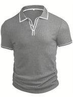 Orestis - Elegant Polo Shirt with Short Sleeves