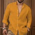 Leandro | Casual cotton linen vintage shirt