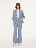 Women's Jacket Made from a Blend of Acetate, Tencel, and Linen