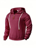 Kolton – Hooded Sweatshirt with Half Zip