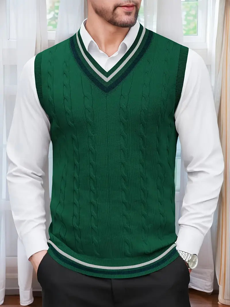 Duane | Sleeveless Knitted Sweater