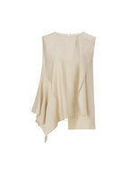 Women's Ruffled Top in Lyocell Blend