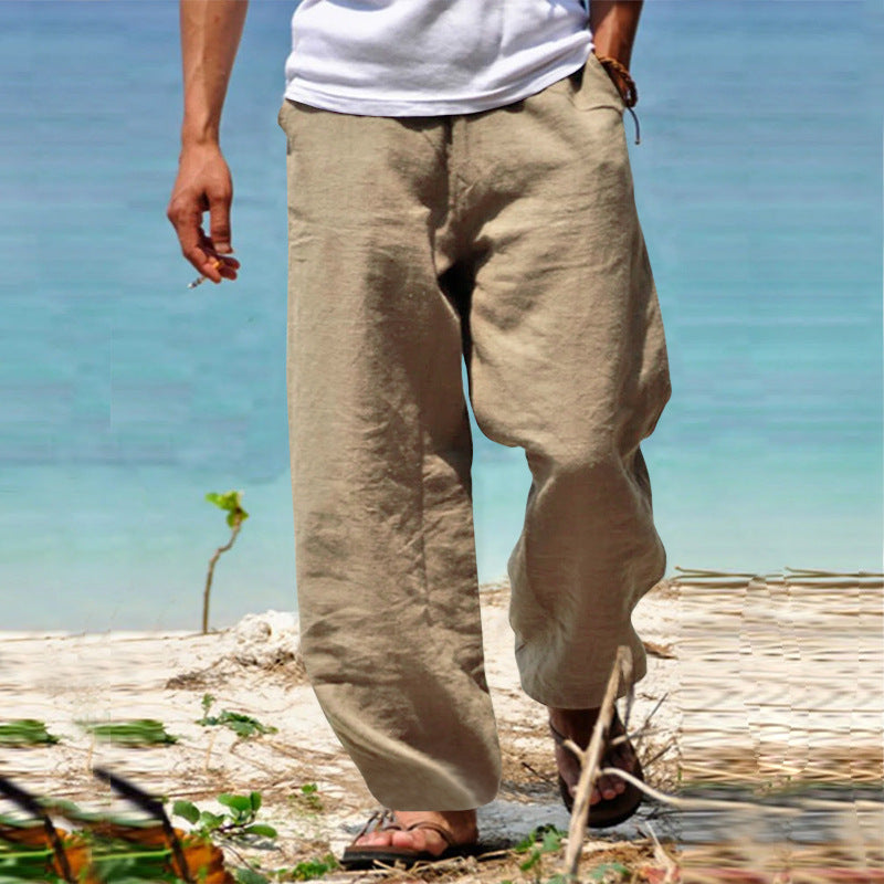 Remo | Casual linen pants with relaxed cut
