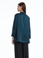 Women's Triacetate Jacket with One Button