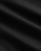Mini Wrap Skirt in Tailored Twill | Black