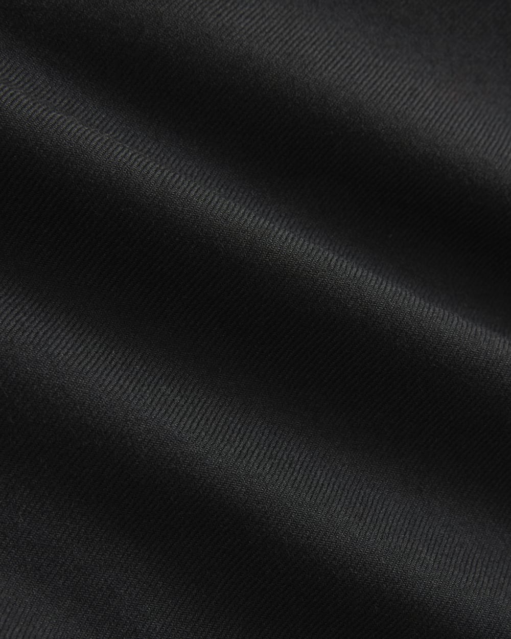Mini Wrap Skirt in Tailored Twill | Black