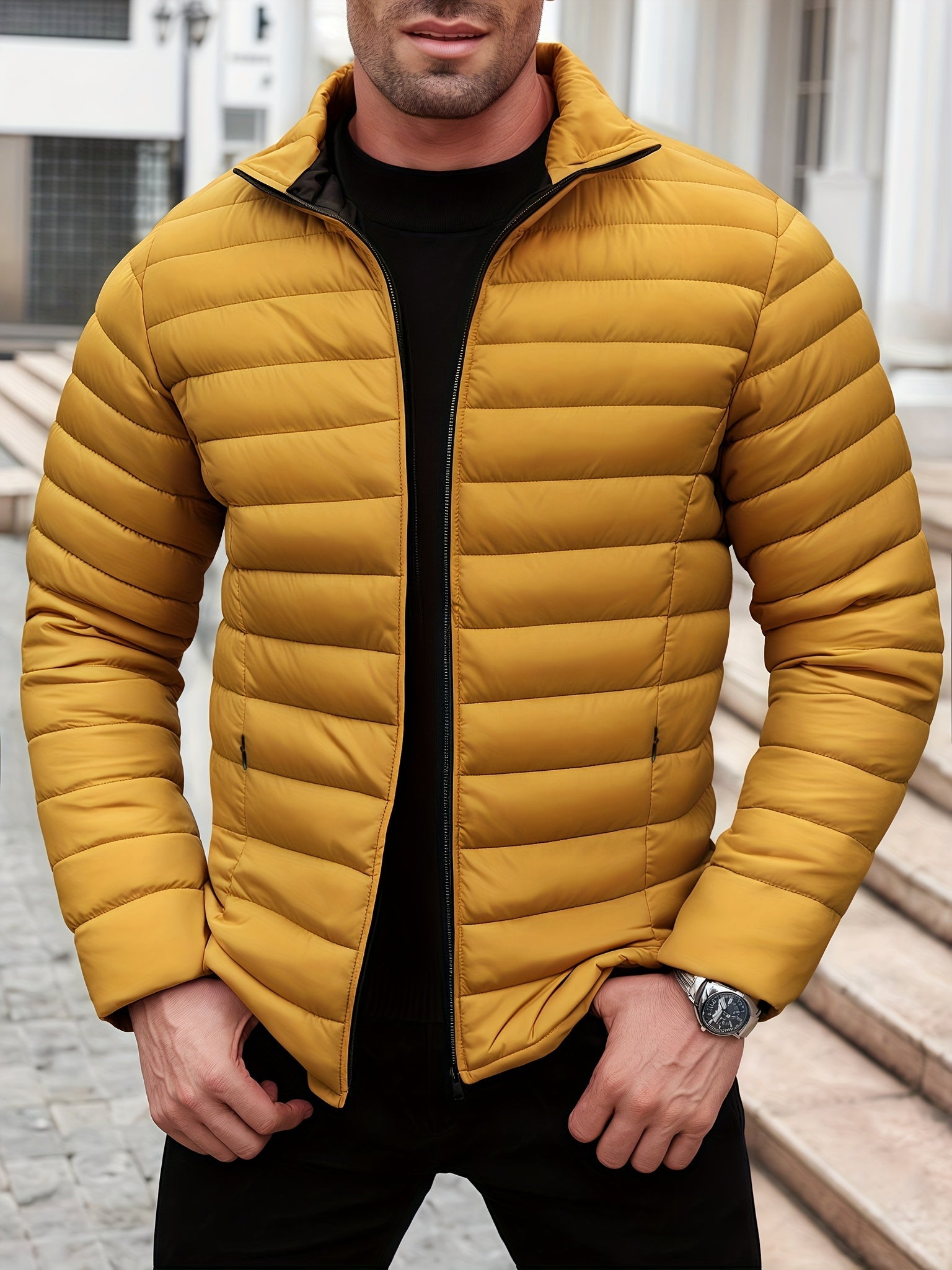 Kristian | Quilted Puffer Jacket with Zip