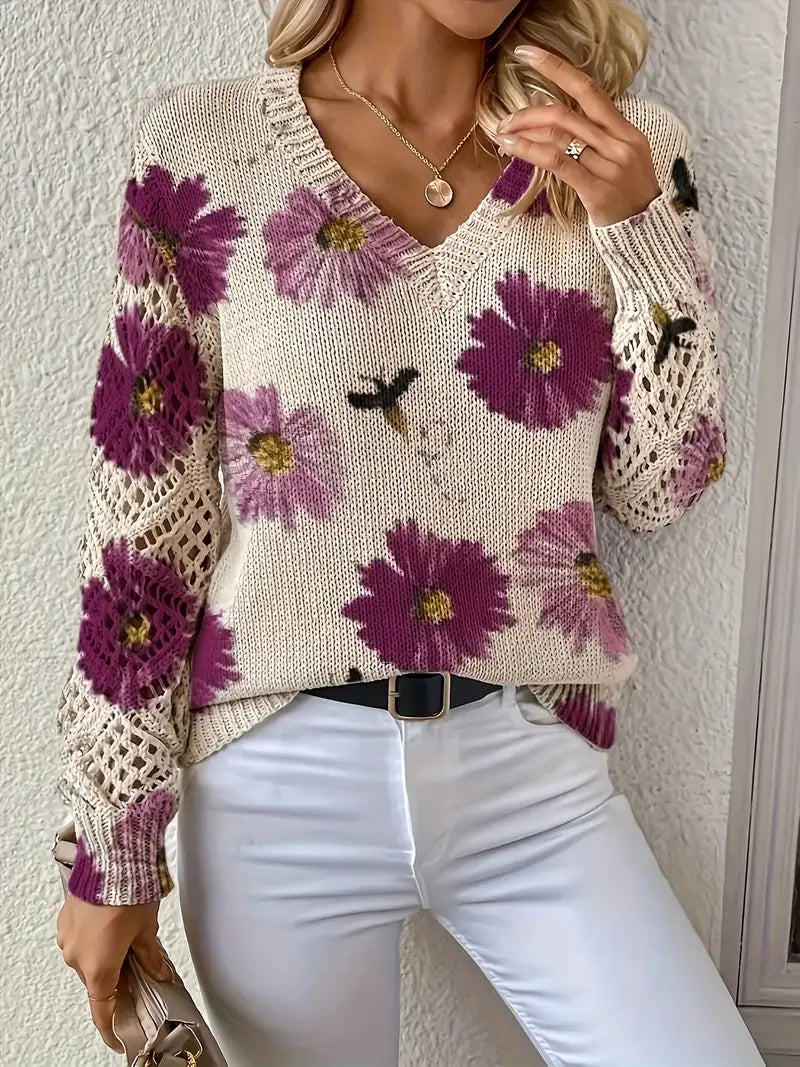 Tatyana Stylish Cardigan with V-Neck