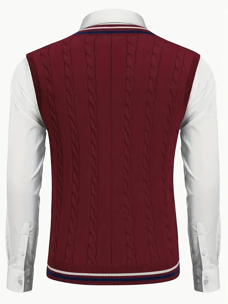 Duane | Sleeveless Knitted Sweater