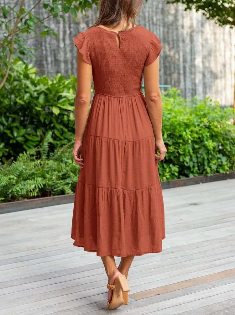 Megan | Sophisticated Tummy Covering Dress