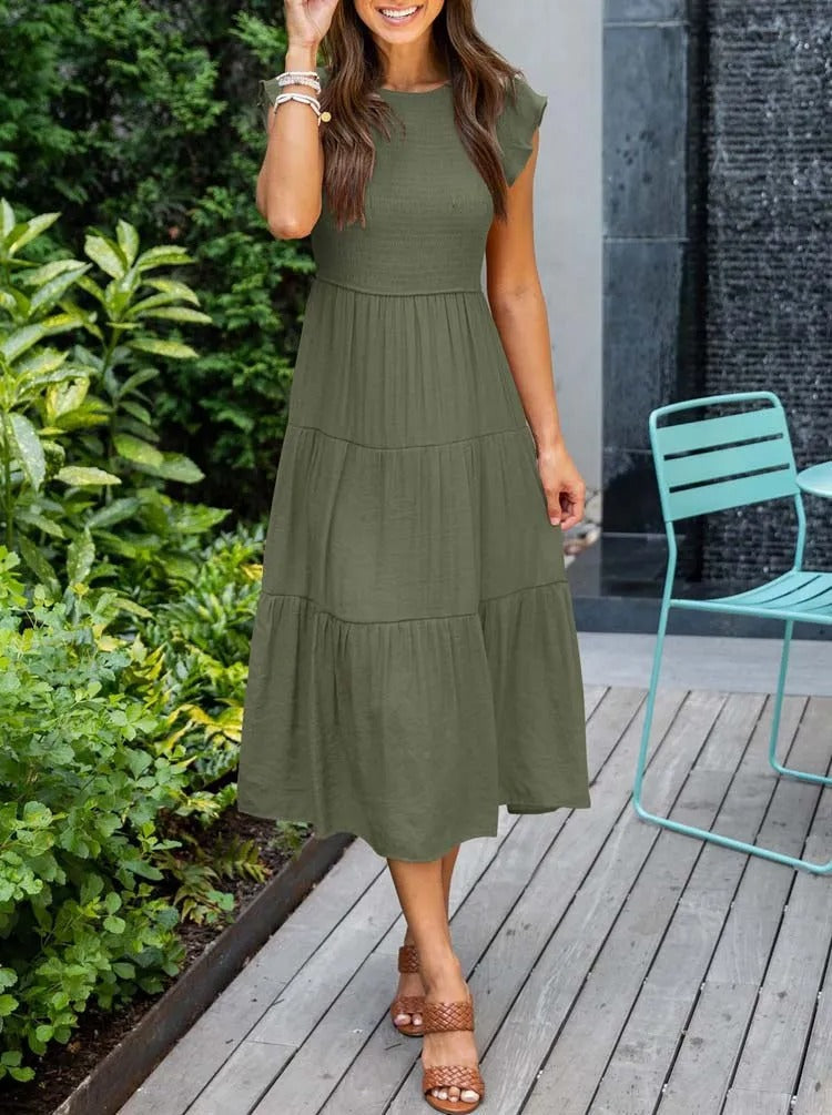 Megan | Sophisticated Tummy Covering Dress