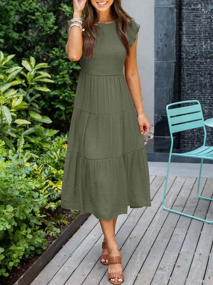 Megan | Sophisticated Tummy Covering Dress