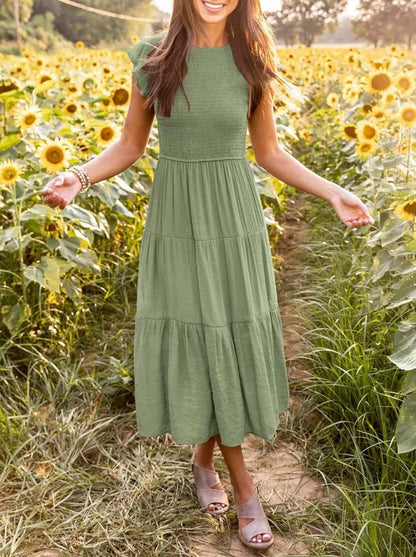 Megan | Sophisticated Tummy Covering Dress