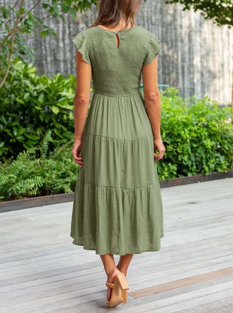 Megan | Sophisticated Tummy Covering Dress