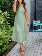 Megan | Sophisticated Tummy Covering Dress