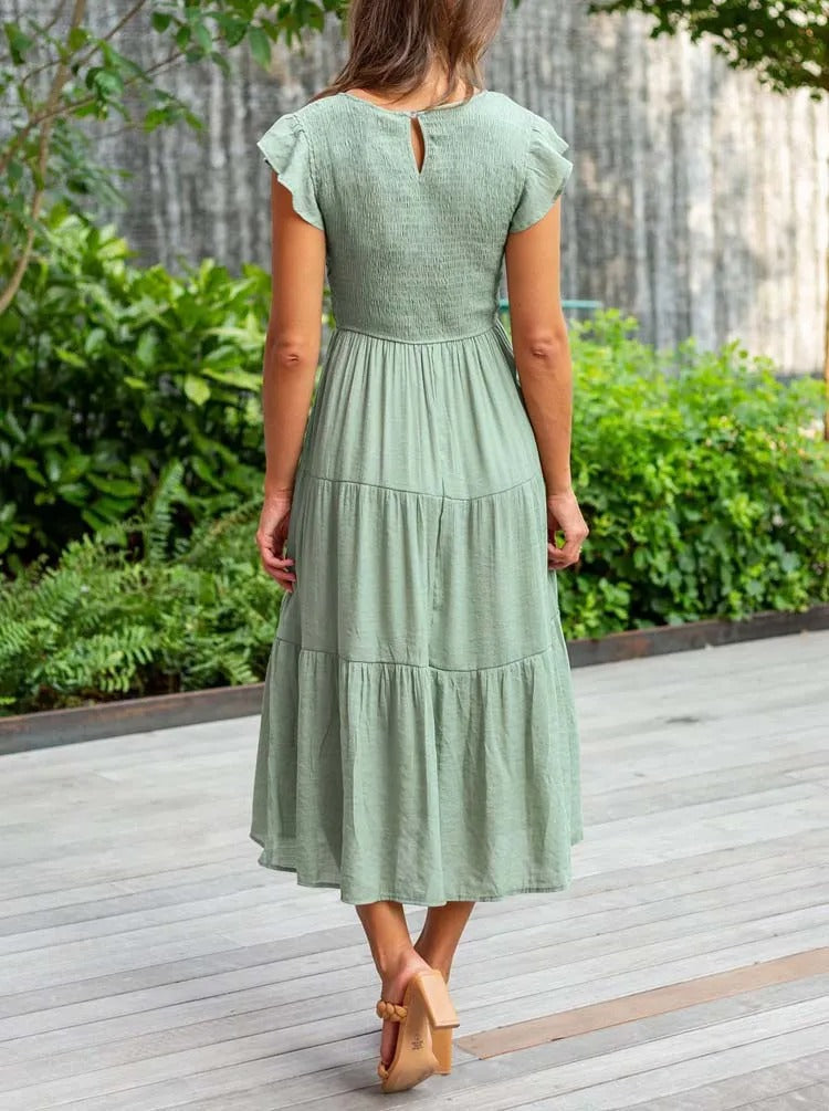 Megan | Sophisticated Tummy Covering Dress