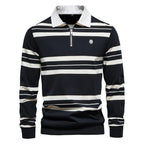 Finesso Men's Long-Sleeve Polo Shirt