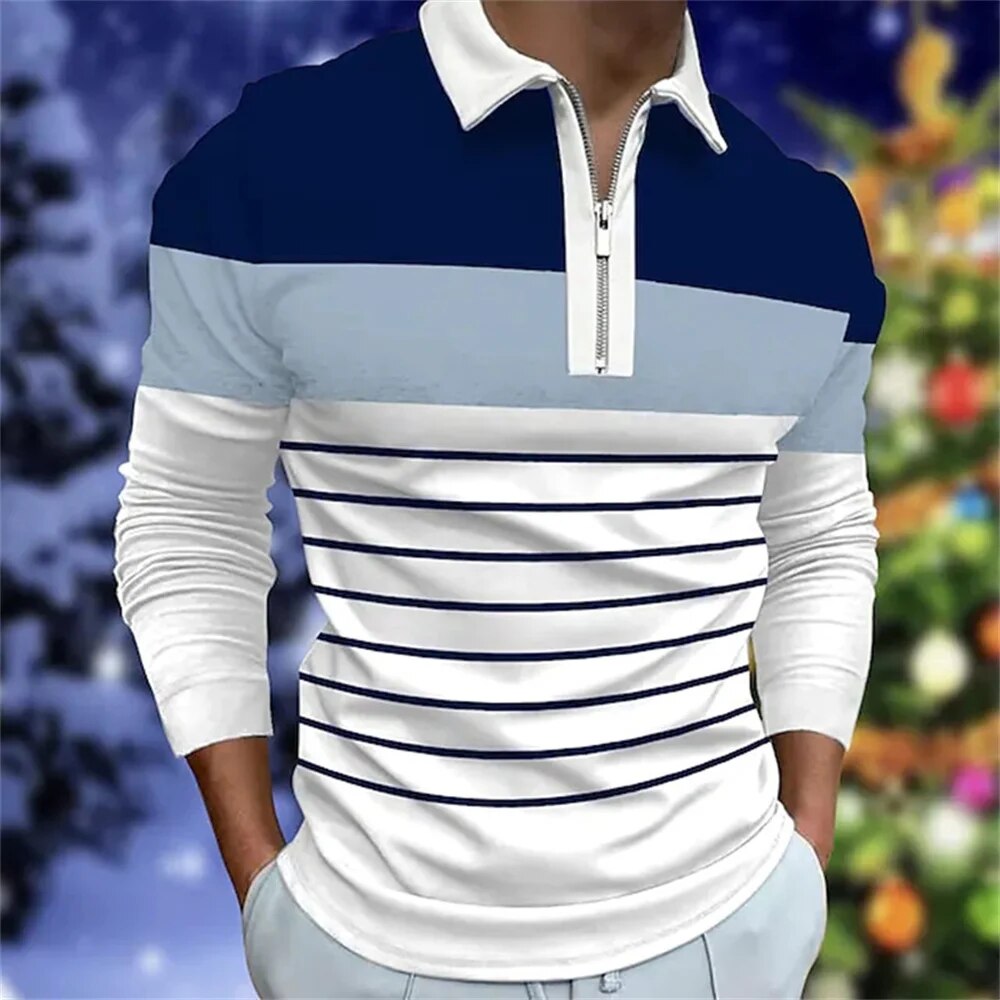 Formgefühl Men's Long Sleeve Polo Shirt