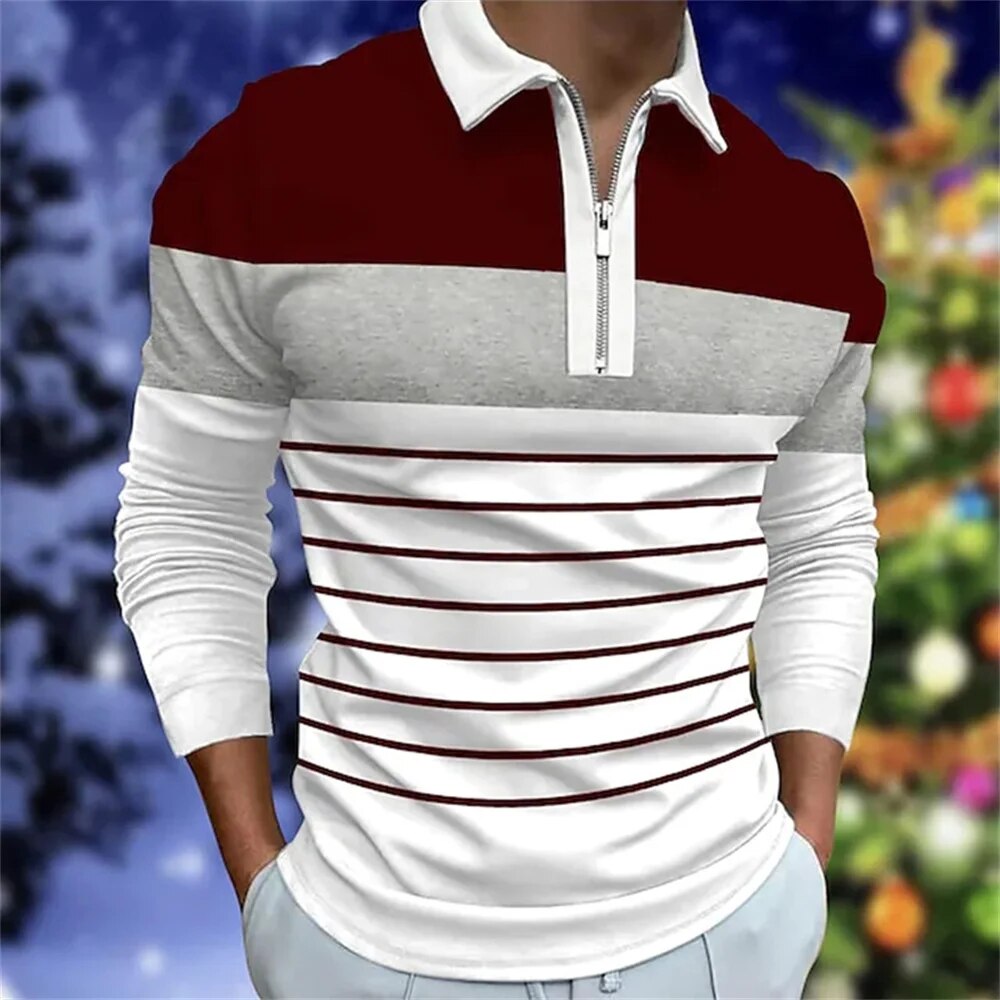 Formgefühl Men's Long Sleeve Polo Shirt