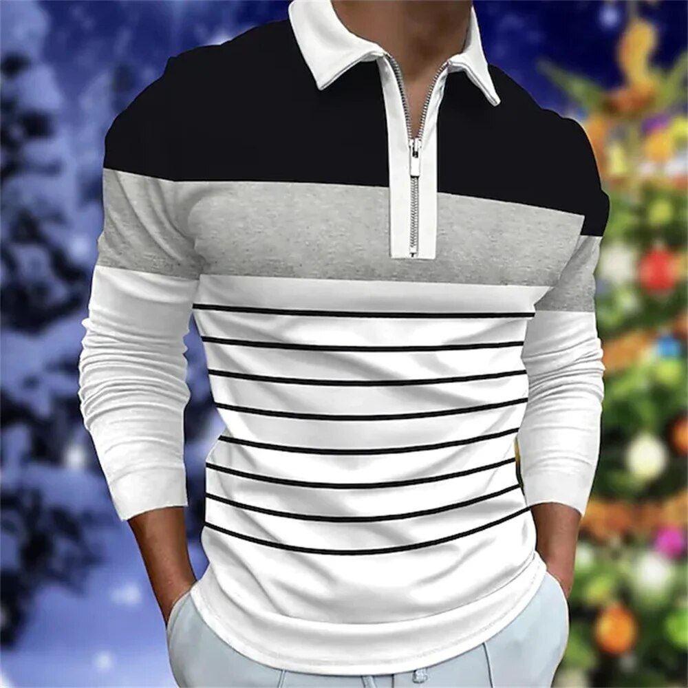 Formgefühl Men's Long Sleeve Polo Shirt