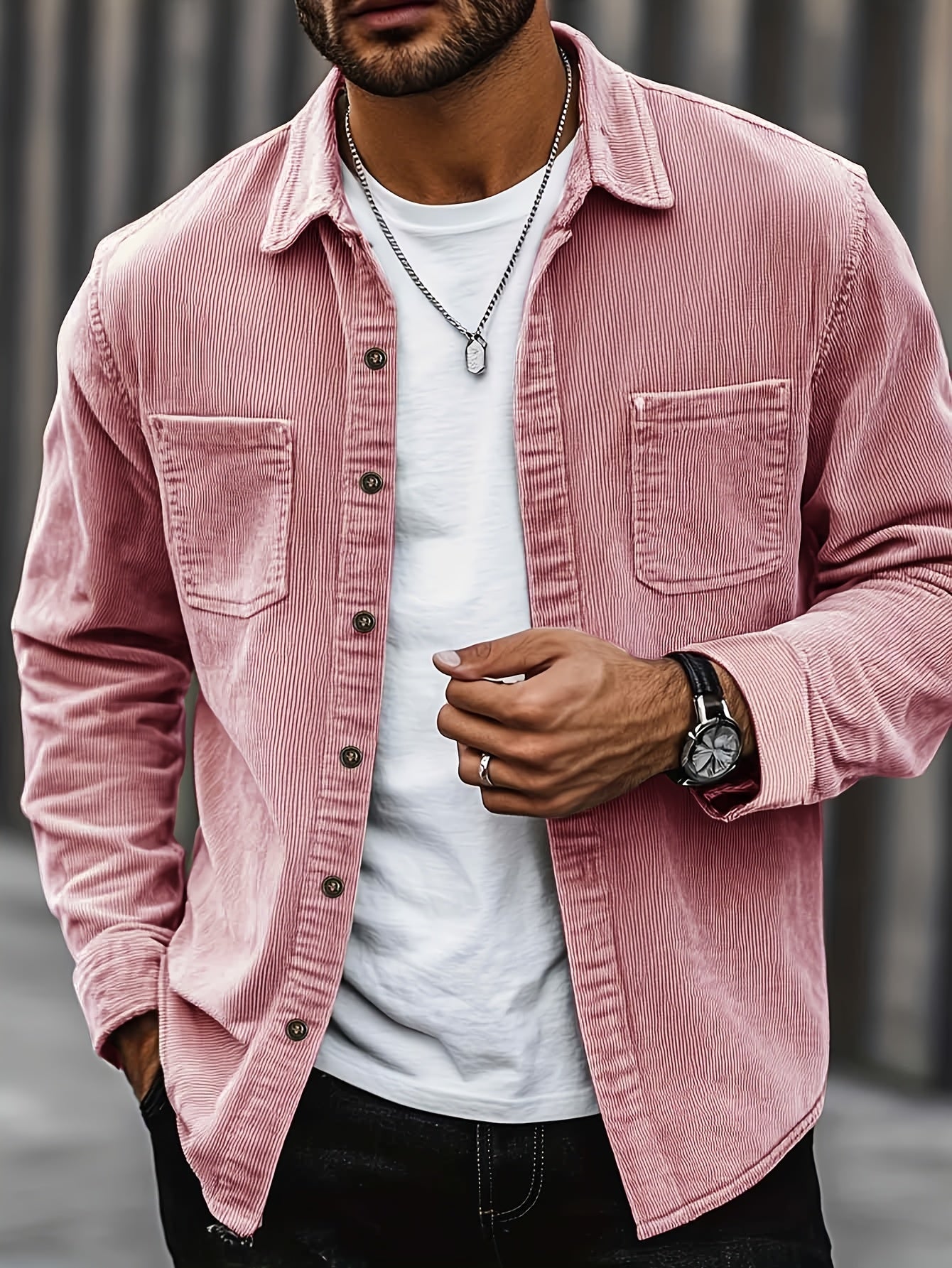 Johan | Men's Cord Shirt Jacket