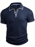 Orestis - Elegant Polo Shirt with Short Sleeves