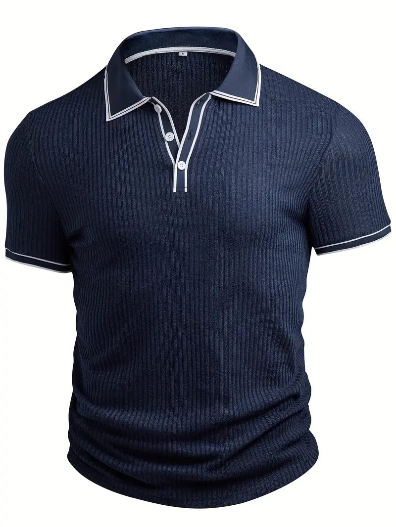 Orestis - Elegant Polo Shirt with Short Sleeves