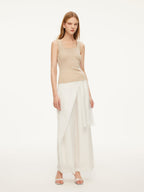 Women's Square Neck Strappy Top