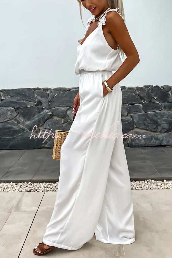 Cosima | Casual Jumpsuit with Embroidery