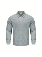 Marvin – Casual Polyester Jacket with Zip