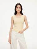 Cotton Women's Top with Mulberry Silk