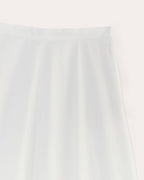 Midi Skirt in Ultrasoft Cotton | White
