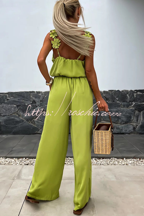 Cosima | Casual Jumpsuit with Embroidery
