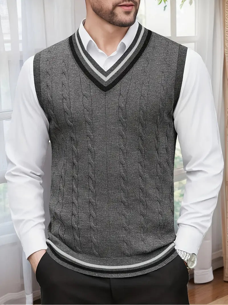 Duane | Sleeveless Knitted Sweater
