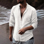 Remo | Relaxed Long-Sleeve Linen Shirt