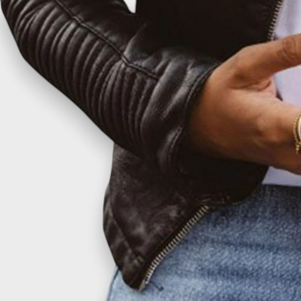 Yara | Elegant Leather Jacket