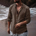 Iker | Casual long sleeve linen shirt