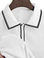 Orestis - Elegant Polo Shirt with Short Sleeves