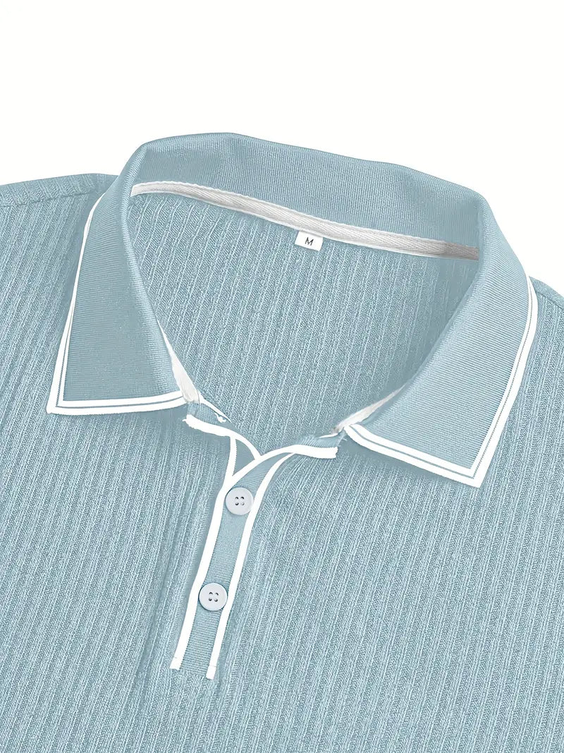 Orestis - Elegant Polo Shirt with Short Sleeves