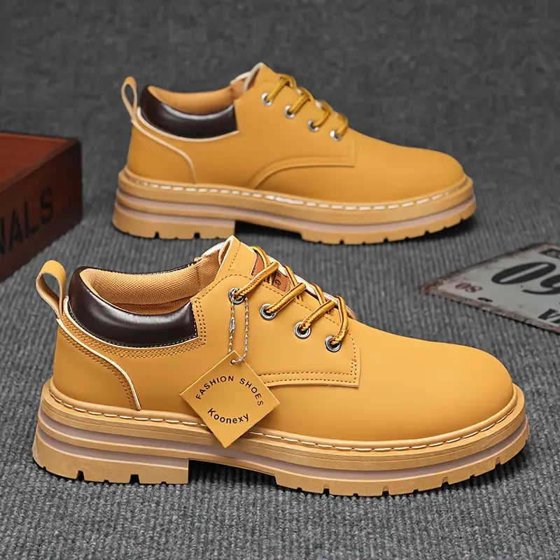 Trevino Classic Lace-Up Shoes with Round Toes
