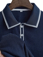 Orestis - Elegant Polo Shirt with Short Sleeves