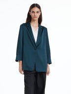 Women's Triacetate Jacket with One Button