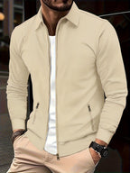 Marvin – Casual Polyester Jacket with Zip