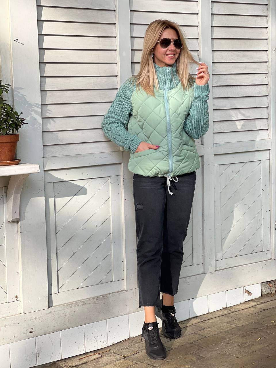 Nora - Elegant Quilted Jacket