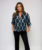 Noor | Blouse with Graphic Print