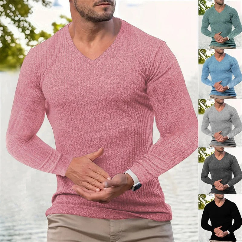 Faron - Long-Sleeved Striped Shirt
